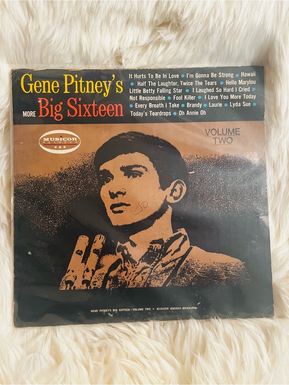 Gene Pitney's Big Sixteen Volume Two Vinyl LP - Brown & Black